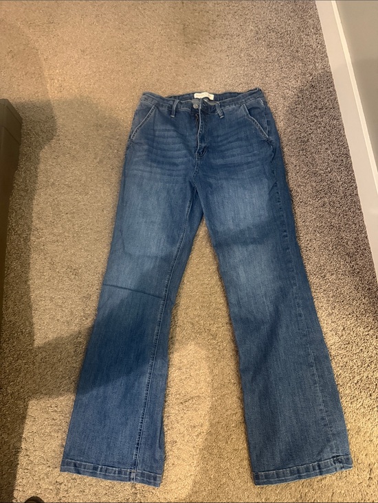 Bridge By Gly Denim - Women's Denim Wide-Leg Flare Jeans in Medium Blue. Bridge by GLY. NWOT